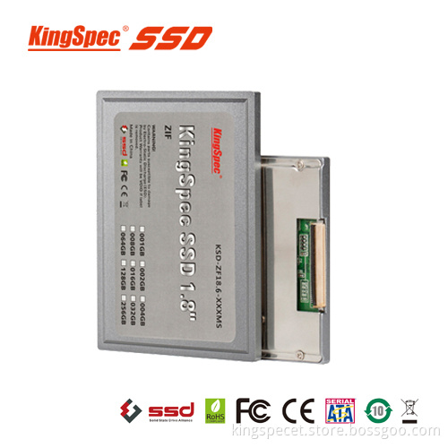 Kingspec 1.8'' Zif (IDE 40pin) MLC SSD Series (KSD-ZF18.6-XXXMS)